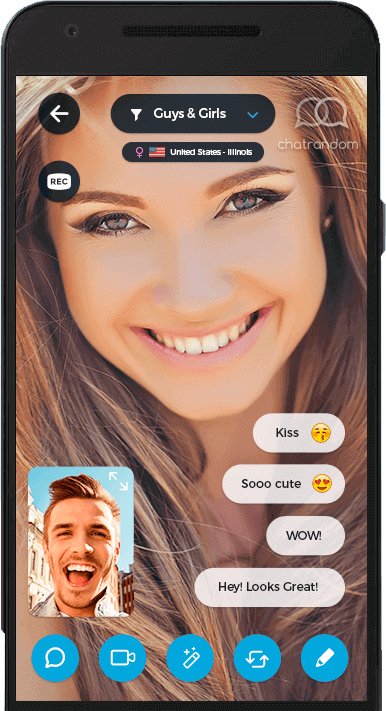 Chatrandom La Mejor Aplicación De Chat De Vídeo Al Azar Para Ios Y Android